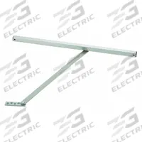 Overhead Door Holder: Overhead - Mounted, 3/4 in Wd, 2 7/8 in Overall Ht, Stainless Steel (MPN 452S-US32D). Key specifications — Brand: GLYNN-JOHNSON; Color: Gray.