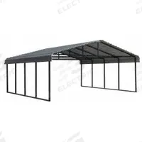 ARROW Arrow Carport,20x20 ft.,Charcoal: 20 ft Overall Lg, 20 ft Overall Wd, 7 ft Overall Ht, Steel (MPN CPHC202007). Key specifications — Brand: ARROW; Roof Color: Charcoal; Frame Color: Black; Includes: Roof Panels.