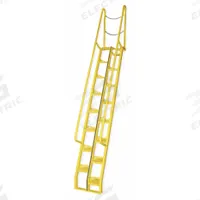 VESTIL Alternating Tread Stairs: 13.5 ft Overall Ht, Steel, 350 lb Load Capacity, Perforated (MPN ATS-10-56). Key specifications — Color: Yellow; Brand: VESTIL.