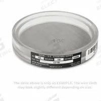 ADVANTECH Ultrasonic Test Sieve: Nickel, 3 1/2 in Outside Dia, 1 1/4 in Ht, Fine Mesh Size Range (MPN L3-M20). Key specifications — Screen Material: Nickel; Brand: ADVANTECH; Frame Material: Acrylic; Standards: ASTM E161; US Standard Screen Size: #635.