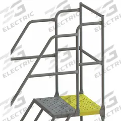 TRI-ARC Ladder Platform: For Rolling Ladders, Steel (MPN UP20DTK). Key specifications — attr1050105: TRI-ARC; attr1050106: Gray; attr1050119: Handrails Included.