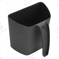 Scooping Jug: Non-Sterile, Polypropylene, 2 L Capacity - mL, 67 5/8 fl oz Capacity - oz, Black (MPN 535-S018-T101-P02). Key specifications — Standards: FDA Food Contact Approved; Color: Black; Product Type: Scoop; Brand: DETECTAMET, INC..