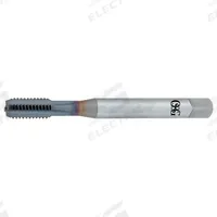 OSG Straight Flute Tap: 1/2"-20 UNF, H3 / 2B-3B, 4 Flute, Bottoming Chamfer, V Coated Powdered Metal (MPN 1005201608). Key specifications — attr1299842: H3 / 2B-3B.