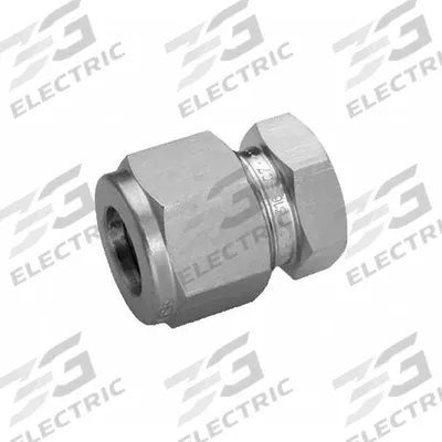 HAM-LET Compression Fitting Cap: 14 mm OD Fitting Size, Compression - Double-Ferrule Stainless Steel Fittings
