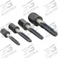 SPEEDTAPS Impact Tap Set: 4 Pc, #10-24 UNC/#12-24 UNC/#6-32 UNC/#8-32 UNC, H2 / 2B, High Speed Steel (MPN SPDTPSSAE4X5). Key specifications — attr1300563: (4) Pieces; attr1300542: SPEEDTAPS.