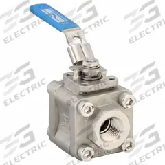 MILWAUKEE VALVE Manual Two-Way Ball Valve: 1/2 in, Stainless Steel, Straight, FNPT x FNPT (MPN 35FSSN0LL-012). Key specifications — Brand: MILWAUKEE VALVE; Seat Material: Polymer; Handle: Locking Lever.