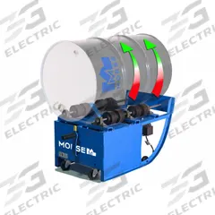MORSE Drum Roller: 115V @ 7.4A, TEFC, 1/2 hp HP, Lift to Load/Tilt to Load, Variable Speed, 201VS-1. Key specifications — Operating Voltage @ Current: 115V @ 7.4A; Phase: Single; Manufacturer Part Number: 201VS-1; Full Drum Weight Capacity: 500 lb Liquid Load; For Drum Capacity: 55 gal; Brand: MORSE; Automated Operation: Automated Operation Capable; Enclosure: TEFC.