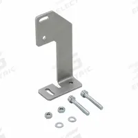 IFM Angle Bracket: Photoelectric Sensors (MPN E21087). Key specifications — Includes: (2) Washers; Product Type: Angle Bracket; Material: Stainless Steel; Compatible Product Type: Photoelectric Sensors; Manufacturer Part Number: E21087; Brand: IFM; Bracket Hole Size: No Hole.