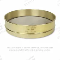 ADVANTECH Standard Stainless Steel Cloth Test Sieve: Stainless Steel, 12 in Outside Dia, 3 in Ht (MPN 4"BS12I). Key specifications — Screen Material: Stainless Steel; Brand: ADVANTECH; Frame Material: Brass; Standards: ASTM E11; US Standard Screen Size: 4 in.