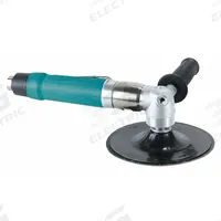 DYNABRADE Air Disc Sander: 7 in Pad, Threaded Shank, Heavy Duty, 1 hp, 40 cfm, Right Angle Grip, NPT (MPN 52563). Key specifications — attr1320237: DYNABRADE; attr1320246: Rear.