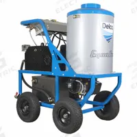 DELCO Gas-Powered Pressure Washer: Heavy Duty, Cart, 4,000 psi, 4 gpm, 420 cc Engine Displacement (MPN 65374). Key specifications — attr1034375: Diesel; attr1034381: CRX; attr1037666: DELCO.