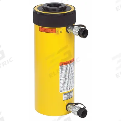 ENERPAC General Purpose Hydraulic Ram: 100 ton Nominal Capacity, 2 in Nominal Stroke Lg - General Purpose Hollow Rams