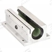 THOMSON Linear Pillow Block Bearing: Twin, Self-Aligning, 1 in Inside Dia, TEP 950, FluoroNyliner (MPN FNYBUTWNO16ALLS). Key specifications — Liner: TEP 950; Material: Aluminum.