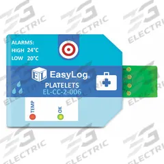 LASCAR Platelets Temperature Data Logger: 0%to 100% Relative Humidity Measured, -30°C to 70°C, 10 PK (MPN EL-CC-2-006 PK10). Key specifications — Interface: USB; Parameters Measured: Temperature °C; Brand: LASCAR; Features: No Set-up Required, One Button Press-to-Start Logging; Software Options: Software Available Separately; Data Logger Type: Temperature.