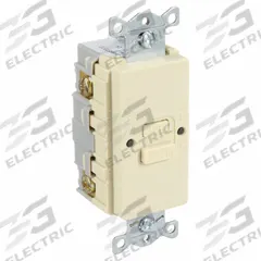 GFCI Receptacle: Ivory, 125V AC, 20 A, Auto Reset Type, 2 Pole, 3 Wire (MPN GFBF20I). Key specifications — Brand: HUBBELL.