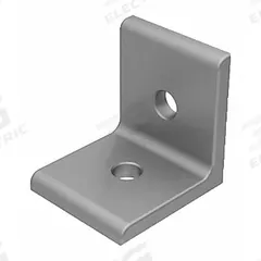 Inside-Corner Bracket: Lite Inside-Corner Bracket, 40 Series, 40 mm x 40 mm x 36 mm, 2 Holes, Silver (MPN 093WD40). Key specifications — Material: Aluminum; Brand: FATH INC.; Finish: Anodized.