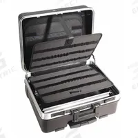 WESTWARD Tool Case: 17 5/16 in W 10 in D 20 5/16 in H, Plastic, Black, Hinged Lid, Combo (MPN 45KK81). Key specifications — attr1116905: Black; attr1116917: Hinged; attr1116946: WESTWARD; attr1116904: Combination.
