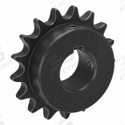 TSUBAKI Single Strand Sprocket: 60, For 3/4 in Chain Pitch, 1 1/2 in Bore Dia, 17 Teeth - Size 60 Fixed-Bore Roller Chain Sprockets