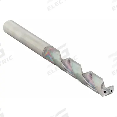 OSG A BRAND Jobber Length Drill Bit: 13/32", 140° R-Thinning Point - Coolant-Through Solid Carbide Jobber-Length Drill Bits for Steel & Cast Iron