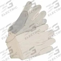 BDG Leather Gloves: Universal, Cowhide, Premium, Glove, Full Finger, Knit Cuff, Unlined, Beige, 1 PR (MPN 30-1-LK99). Key specifications — Size- Alpha: Universal; Brand: BDG; Glove Back Color: Beige; Glove Back Material: Cotton; Glove Liner Material: Unlined; Oil Resistant: No; Reflective Backing: No; Includes Double Palm: No.