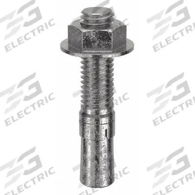 MKT FASTENING Wedge Anchor: 2 3/4 in Overall Lg, 1/2 in Dia, 1/2"-13 Thread Size, Plain - 18-8 Stainless Steel Wedge Anchors