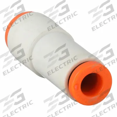 SMC Push-Fit Fitting: 5/32 in OD x 3/16 in OD Size, Push-to-Connect x Push-to-Connect - Polybutylene & Brass Tube Fittings