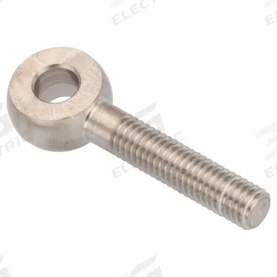 AMPG Fixed Rod End: Stainless Steel, Plain, 35 mm Hole Center-to-End Lg, Right Hand - Stainless Steel Male Threaded Fixed Rod Ends