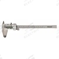 WESTWARD OD/ID Digital Caliper: 0 in to 8 in /0 mm to 200 mm, Inch/Metric, Stainless Steel (MPN 29AD37). Key specifications — attr1185476: WESTWARD; attr1185435: Depth; attr1185475: Not Rated; attr1185429: +/- 0.03 mm; attr1185430: 0.0005 in/0.01 mm; attr1220488: Not Included.