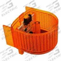 PATLITE Tower Light Module: Steady, 24V DC, Amber, 80 3/16 mm Overall Dia, 41 3/16 mm Overall Ht (MPN B72100259-2F1). Key specifications — Brand: PATLITE; Compatible with Series: WME-D; Lens Color: Amber; Operating Voltage: 24V DC; Manufacturer Part Number: B72100259-2F1.