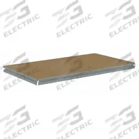 TENNSCO Shelf: 42 in x 18 in, 900 lb Load Capacity, Particleboard, Gray, Shelf (MPN ZBES-4218D). Key specifications — Decking Material: Particleboard; Includes: (4) Beams; Decking Finish: Unfinished; Shelf Configuration: Single Straight; Color: Gray; Frame Material: Steel; Brand: TENNSCO; Frame Finish: Zinc Plated.