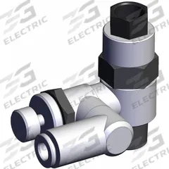 SMC Piloted Non-Return Valve: Universal Fitting, Knurled, 1/4 in Valve Body Size, Meter Out (MPN ASP430F-02-06S). Key specifications — attr947203: Brass/PBT; attr947205: SMC.