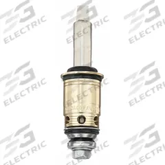 CHICAGO FAUCETS Cartridge: Use with Hot/Cold Water, Brass, Nickel Plated, Compression, (1) Cartridge (MPN 274-XTLHJKABNF). Key specifications — For Water Temperature: Hot/Cold; Compatible Brand: Chicago Faucets; Product Type: Cartridge; Includes: (1) Cartridge; Material: Brass.