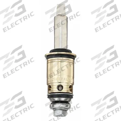 CHICAGO FAUCETS Cartridge: Use with Hot/Cold Water, Brass, Nickel Plated, Compression - Compression Faucet Cartridges
