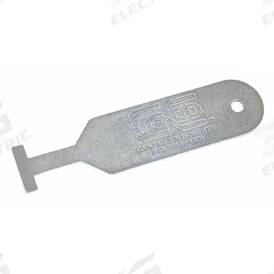 TE-CO T-Slot Cleaner: T-Slot Cleaner, Steel, 1 1/4 in W x 5 1/16 in L x 1/16 in H - T-Slot Cleaners