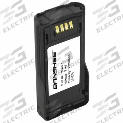 BANSHEE Radio Battery: Fits Kenwood, 2,000 mAh, Lithium Ion - Motorola-Compatible Batteries