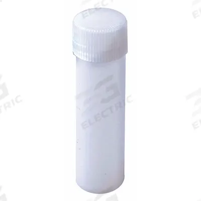 APPROVED VENDOR Vial with Screw Cap: Sample, Polypropylene, 5 mL, White, 12.7 mm Body Dia - Plastic Lab Vials