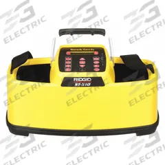 RIDGID Utility Line Signal Transmitter: 0.128 kHz/1 kHz/33 kHz/8 kHz (MPN 21903). Key specifications — CAT Safety Rating: Not Rated; Brand: RIDGID; Operating Frequency: 0.128 kHz.
