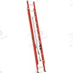 LOUISVILLE LADDER Extension Ladder: 20 ft Ladder Size, Fiberglass, 300 lb Load Capacity, 42 lb Wt (MPN FE3220). Key specifications — Color: Orange; Brand: LOUISVILLE LADDER; Removable Fly: Fixed.