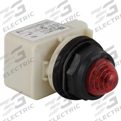 SCHNEIDER Pilot Light: 30 mm Panel Mounting Size, Red, LED - LED Pilot-Lights