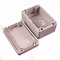 HAMMOND Enclosure: Polyester, 4 in x 2 in x 2 in, NEMA 4/4X, Solid Cover, Screw On (MPN 1590ZGRP082). Key specifications — Brand: HAMMOND; Closure Method: Screws; Enclosure Material: Polyester; Knockouts: Not Included.