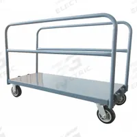 APPROVED VENDOR Panel Truck: 3,600 lb, Blue/Gray, 51 1/2 in L x 24 in W x 36 in H Deck, Flush Lip (MPN APT-2448-6PY). Key specifications — Color: Blue; Caster/Wheel Configuration: (2) Rigid; Brand: APPROVED VENDOR.