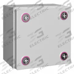 RITTAL Enclosure: Light Gray, Steel, 5 in x 5 in x 5 in, NEMA 1/12/3R/4, Solid Cover (MPN 1500000). Key specifications — Color: Light Gray; Cover Style: Solid; Includes: Cover; NEMA Enclosure Rating: 3R; Brand: RITTAL.