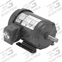 U.S. MOTORS General Purpose Motor: Rigid Base Mount, Totally Enclosed Fan Cooled, 1 hp, 575V AC (MPN U1P2G). Key specifications — Brand: U.S. MOTORS; Nameplate Voltage @ 60 Hz: 575V AC; Full Load Current @ 60 Hz: 1.1 A A; Nameplate RPM @ 60 Hz: 1,740 RPM; Motor Enclosure: TEFC.
