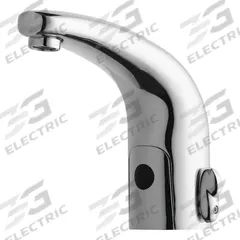 CHICAGO FAUCETS Bathroom Sensor Faucet: HyTronic Traditional, Cast Brass, Polished Chrome Finish (MPN WWG116.221.AB.1T). Key specifications — Brand: CHICAGO FAUCETS; Includes: Mounting Hardware; Series: HyTronic Traditional.