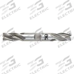 OSG Square End Mill: Cobalt, TiN Coated, Double End, 4 Flute, 7/16" Mill Dia, 1" LOC, 4-1/8" OAL (MPN 5429605)