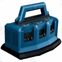 BOSCH Battery Charger: Multi-Port Charging, For 18V DC, 6 Ah Charged in 1-Hour, 120V AC (MPN GAL18V6-80). Key specifications — attr1255775: Standard; attr1255810: 18V DC; attr1255811: (6) 18V; attr1255812: 120V AC.
