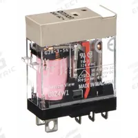 OMRON General Purpose Relay: Socket Mounted, 10 A Current Rating, 24V AC, SPDT, 5 Pins/Terminals (MPN G2R-1-SN-AC24(S)). Key specifications — Brand: OMRON; Base Type: Square; Mounting Style: Plug-In; Pin Shape: Flat; Electrical Connection: Quick-Connect; Manufacturer Part Number: G2R-1-SN-AC24(S); Series: G2RS Series.