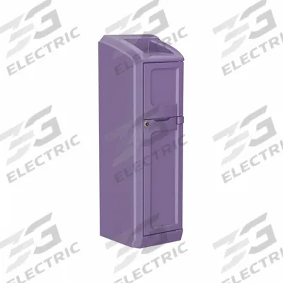 CORTECH Locker with Door: Indigo, 78 1/2 in Overall Ht, 26 in Overall Wd, 26 in Overall Dp - Lockers