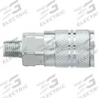 SPEEDAIRE Quick Connect Hose Coupling: 1/4 in Body Size, 3/8 in Hose Fitting Size, Sleeve, MNPT (MPN 30E693). Key specifications — Brand: SPEEDAIRE; Thread Size: 3/8"-18; Coupling Locking Type: Sleeve; Hose Fitting Gender: Male.