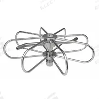 MOSMATIC Surface Cleaner: 12 in Cleaning Path, 3/8 in Inlet Dia, NPTF, Stainless Steel, 2 Nozzles (MPN 81.456). Key specifications — Inlet Gender: NPTF; Brand: MOSMATIC; Housing Material: Stainless Steel; Includes: Non Adjustable Spray Arms.